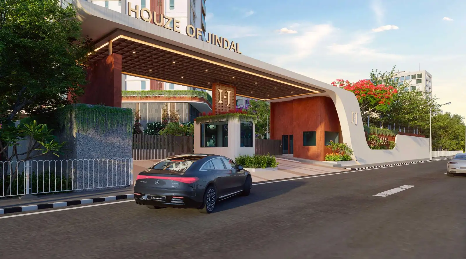 Houze of Jindal Zolaah grand entrance Houze of Jindal Zolaah grand entrance