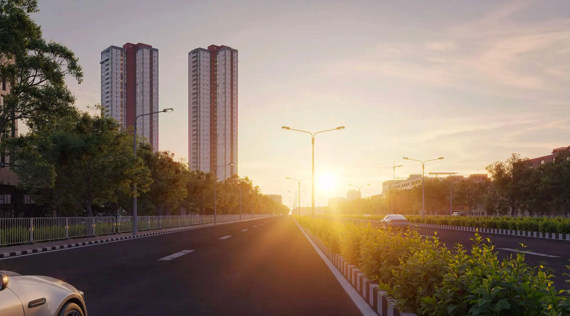Houze of Jindal Zolaah exterior render Houze of Jindal Zolaah exterior render